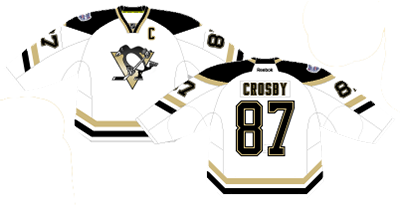 2014 Pittsburgh Penguins Stadium Series First Period Game Worn Jerseys 