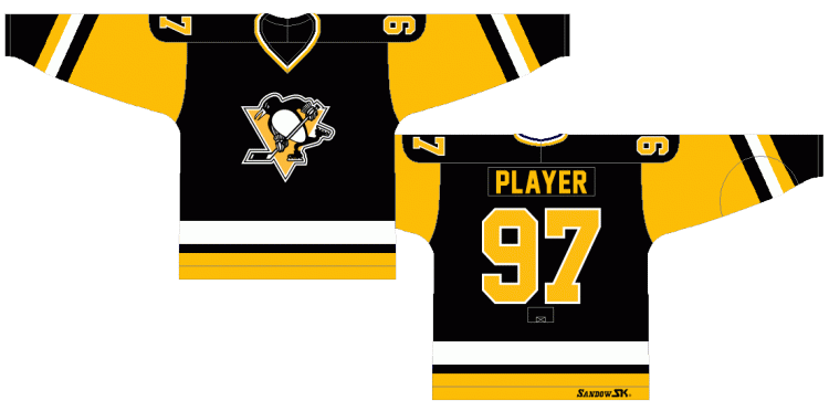 Pittsburgh Penguins Uniform History timeline