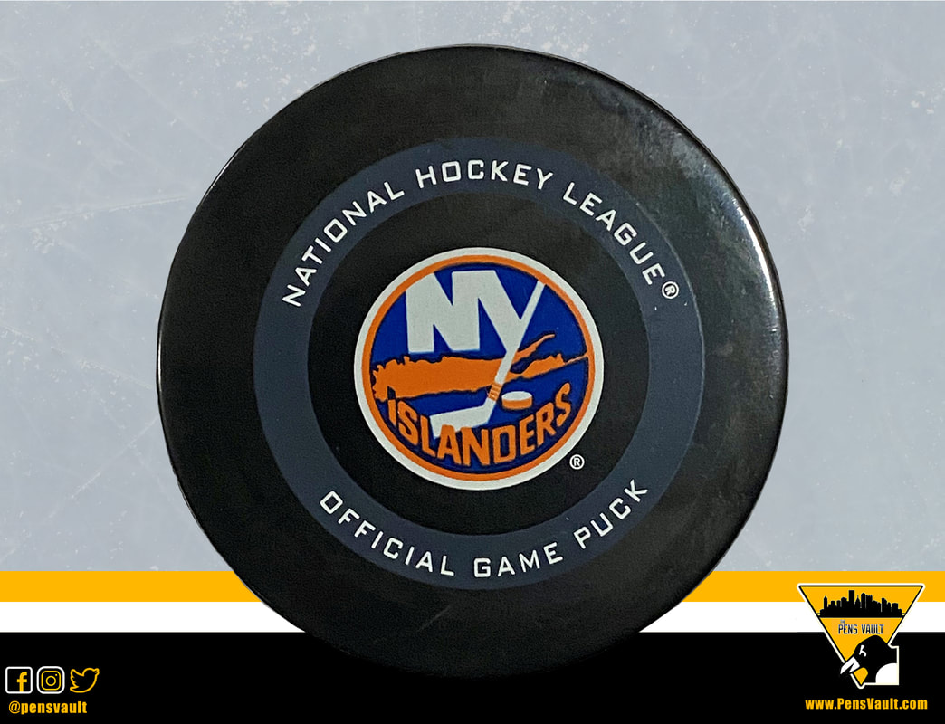 New York Islanders Inglasco 2022-23 Season Official Game Puck
