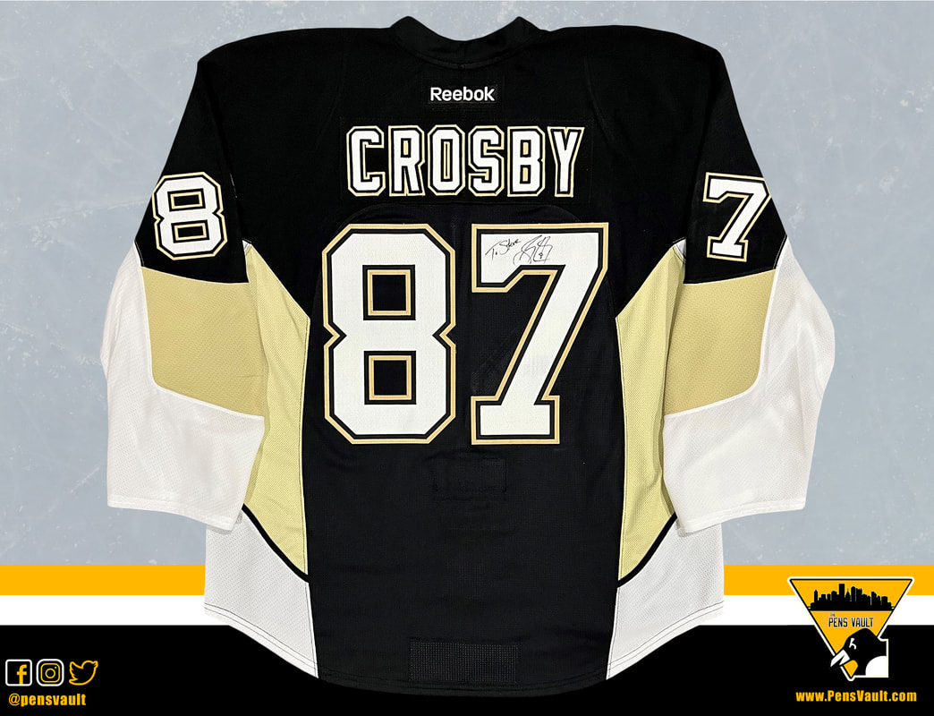 sidney crosby autographed jersey authentic