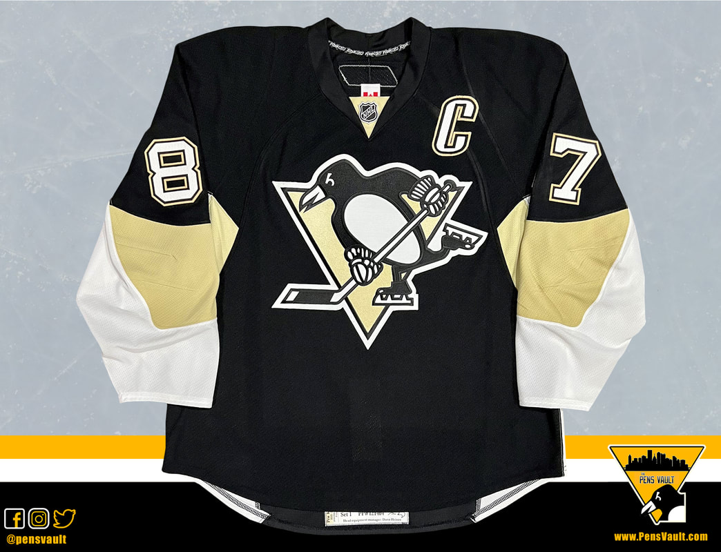 2017-18 Pittsburgh Penguins Adidas Authentic On-Ice Away White