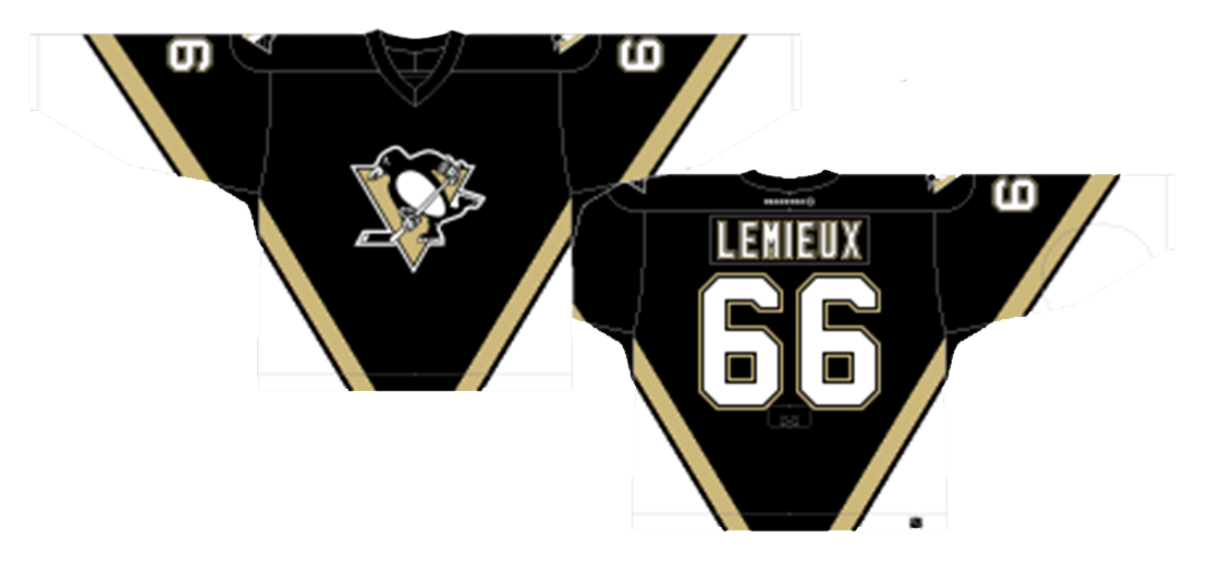 Pittsburgh Penguins 2001 - 2002 alternate Game Worn Jersey…