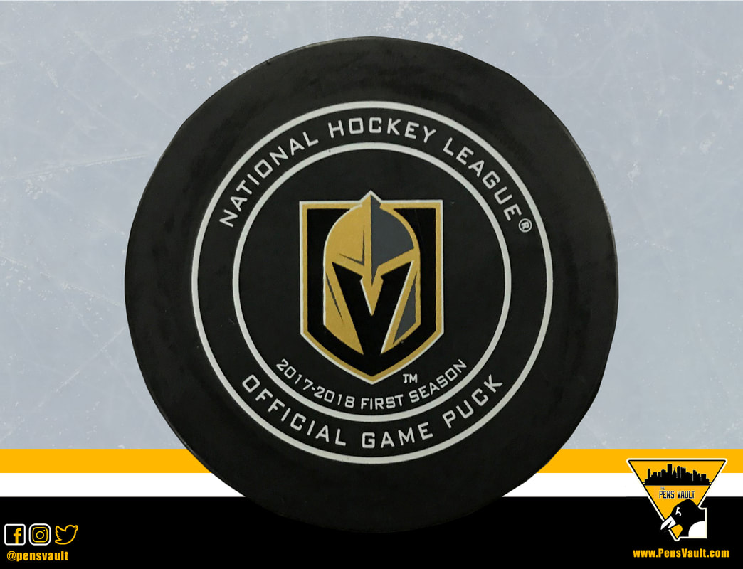 2018 Vegas Golden Knights 2017-18 First Season NHL Official Game Puck New